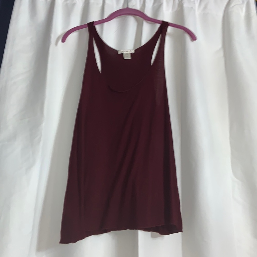 Maroon tank top